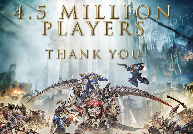 《战锤40K:星际战士2》首月销量为450万份 《战锤40K:星际战士2》首月销量为450万份