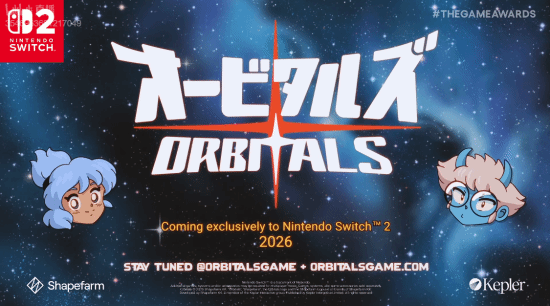 《轨道双子星》在TGA上已公布！NS2双人合作新游！