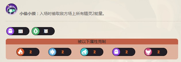 洛克王国世界幽影树属性详解