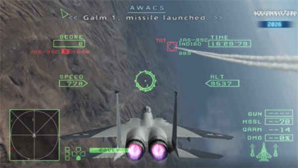 《皇牌空战Zero》高清复刻版画面展示