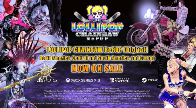 电锯甜心RePOP发售预告Steam国区首发294元 电锯甜心RePOP发售预告Steam国区首发294元