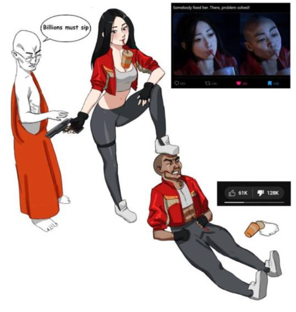 谁都可以来踩一脚?玩家画图脚踩顽皮狗争议新作女主光头! 谁都可以来踩一脚?玩家画图脚踩顽皮狗争议新作女主光头!