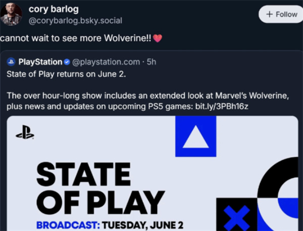 《战神》系列新动静?总监转发索尼State of Play引玩家热议 《战神》系列新动静?总监转发索尼State of Play引玩家热议