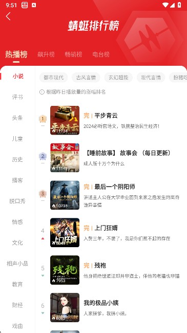 蜻蜓FM听书