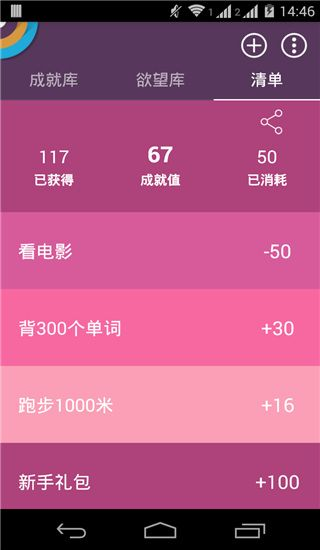 成就清单