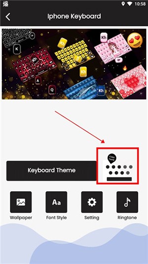 iPhone键盘