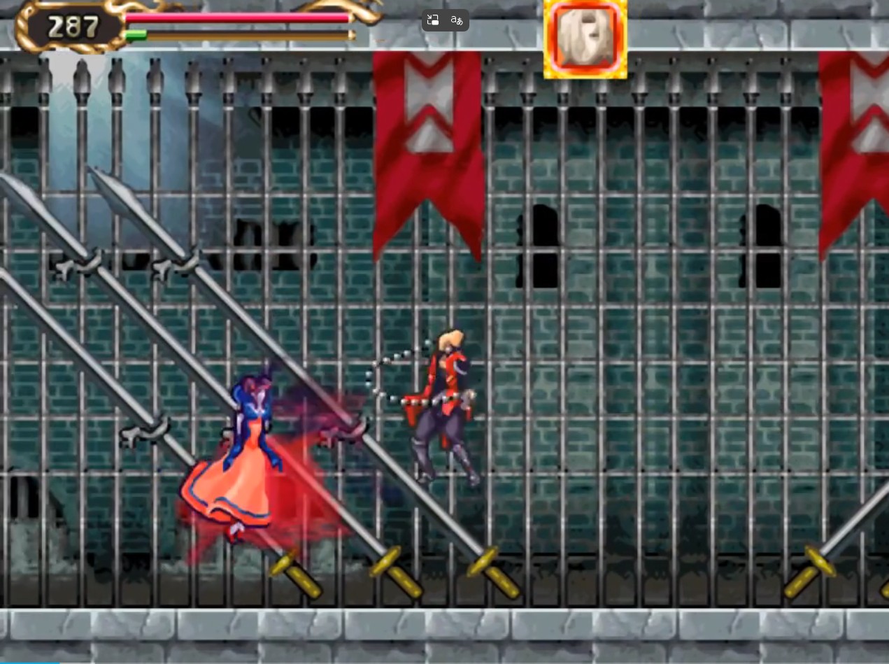恶魔城废墟的肖像