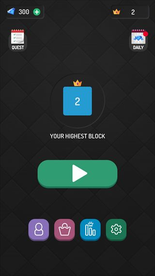 X2 Blocks游戏开始界面