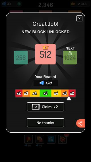 X2 Blocks解锁新数字