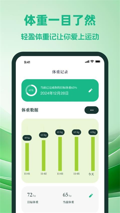 轻盈体重记