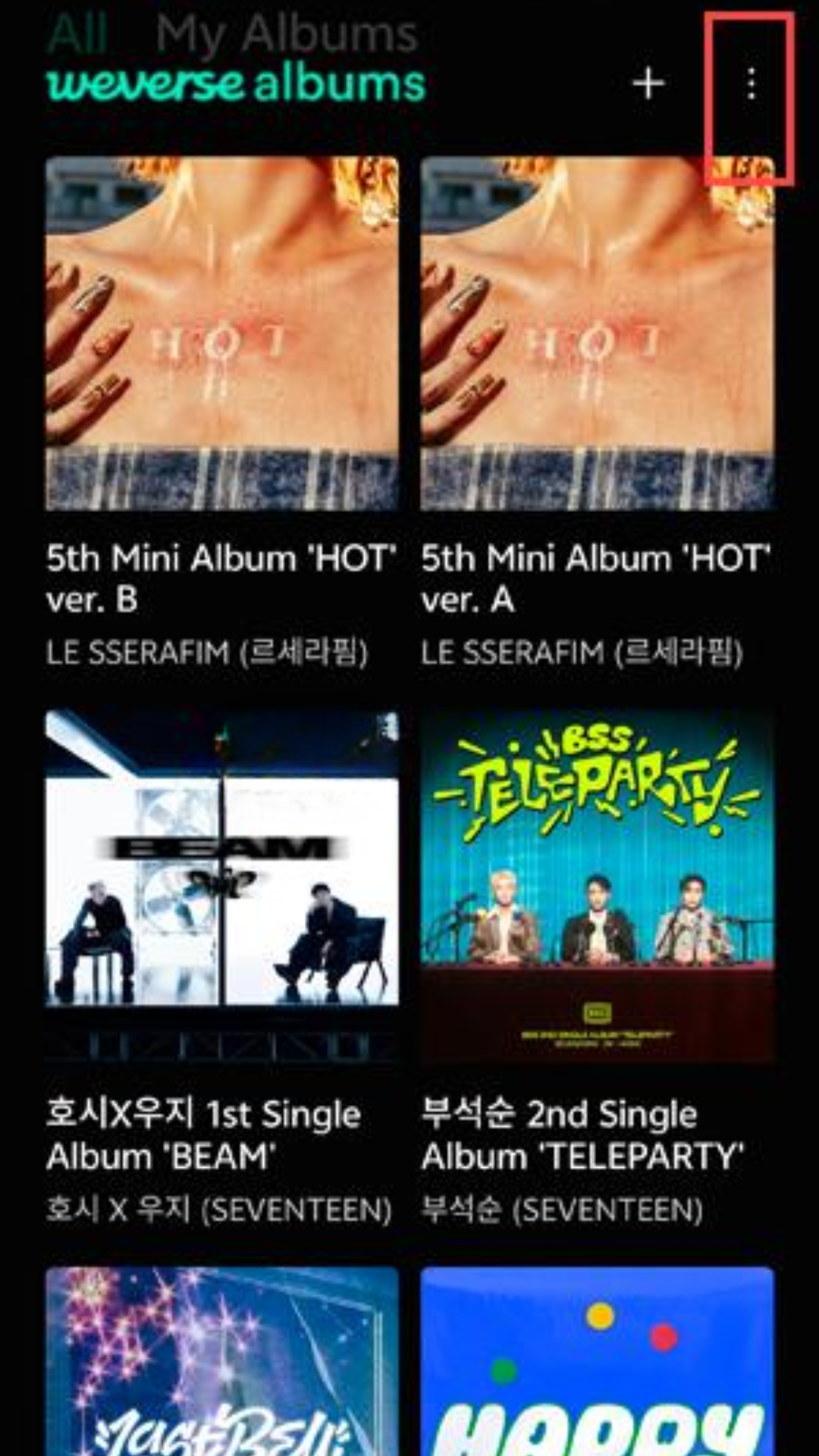 Weverse Albums