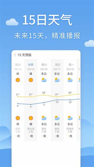 清新天气预报app