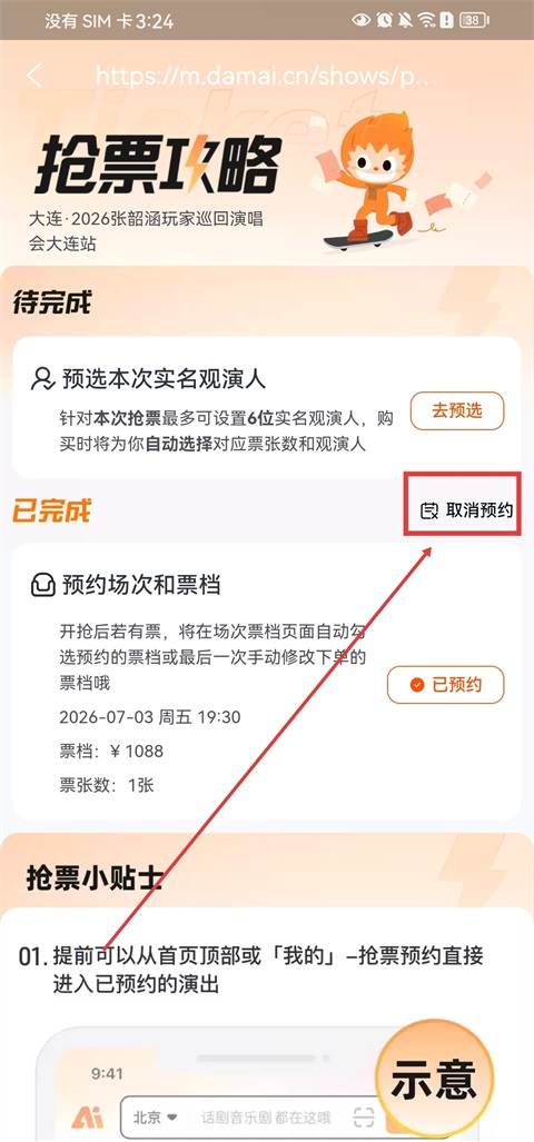 大麦网订票