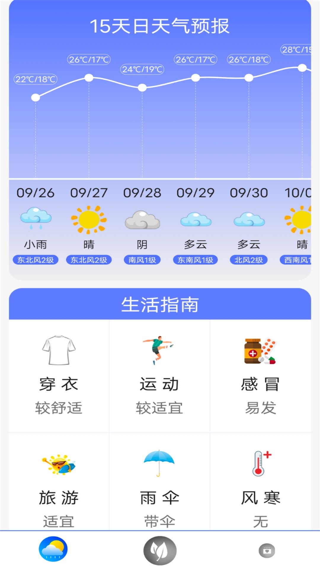 指尖天气预报