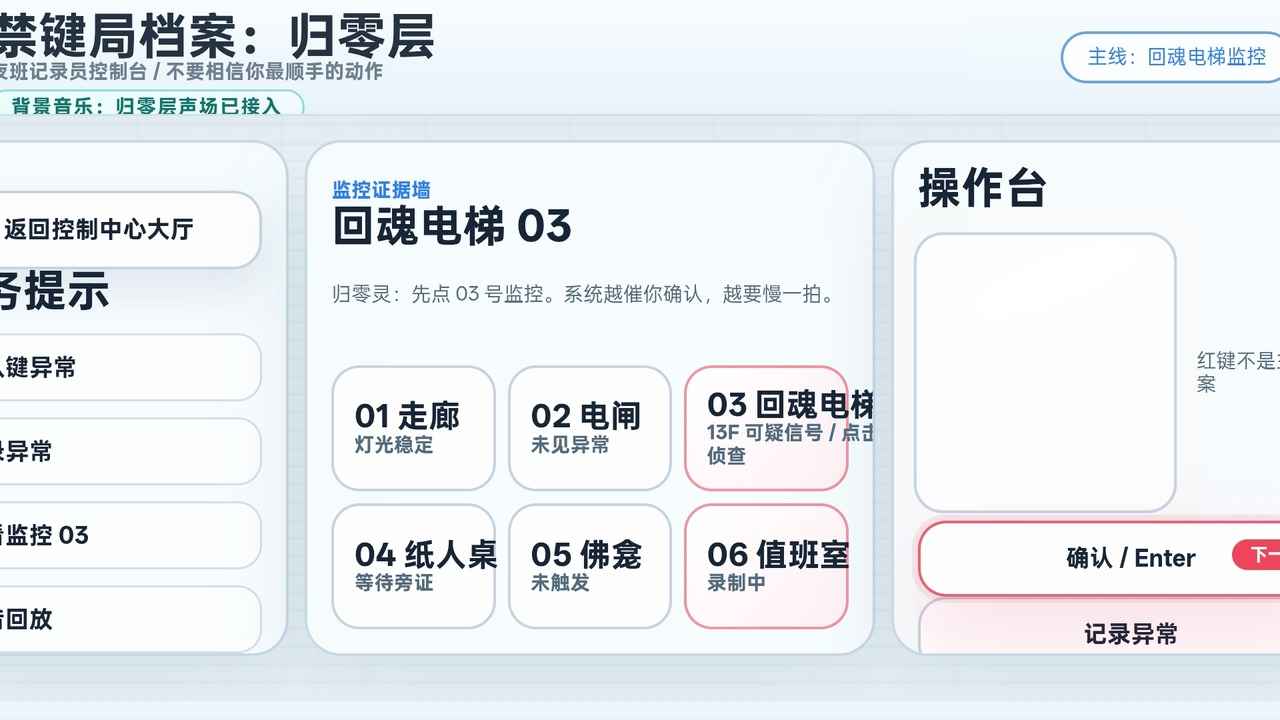 禁键局档案归零层