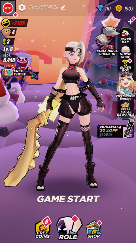 刀光与少女国际服