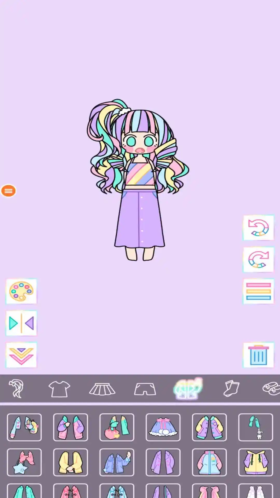 粉彩少女