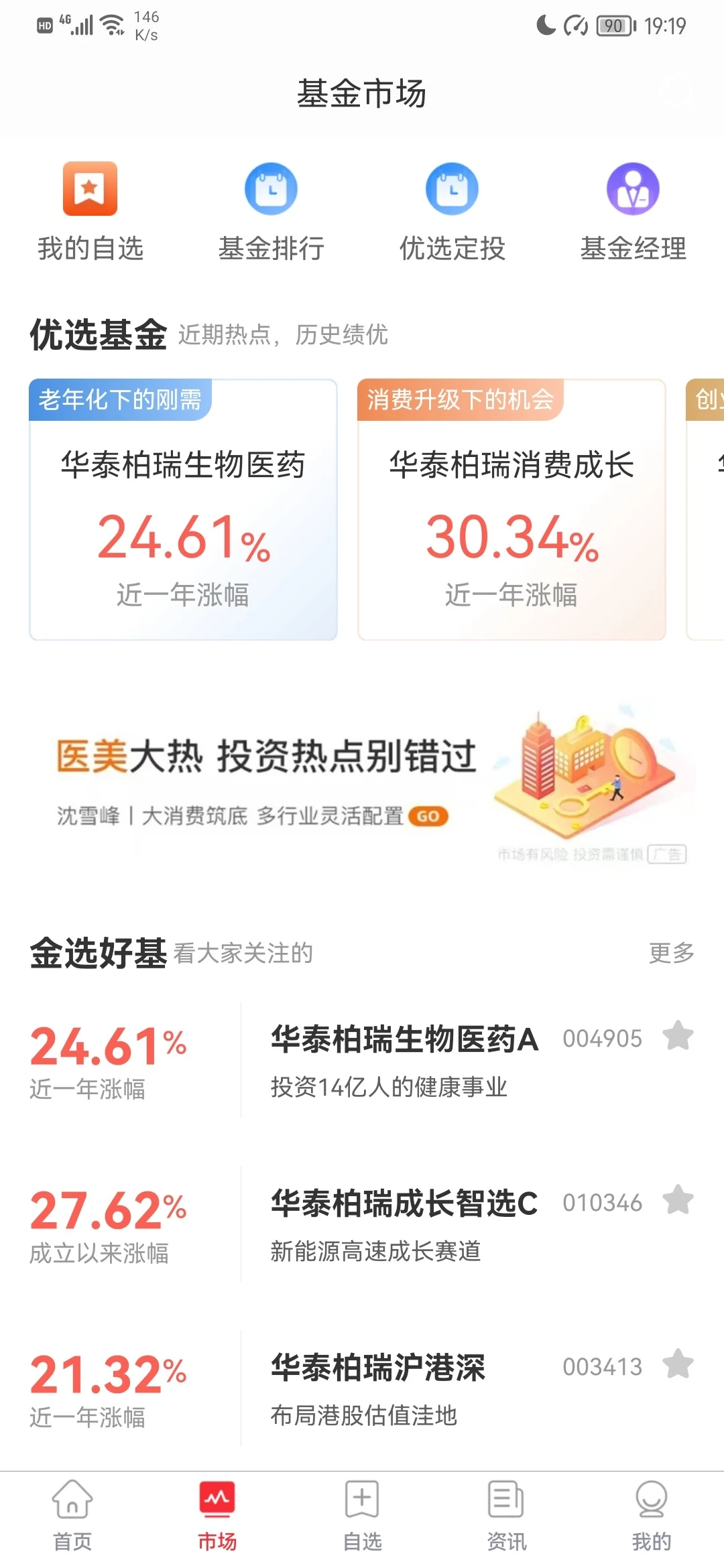 华泰柏瑞基金官方版截图