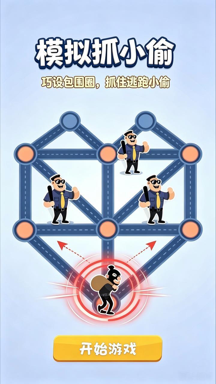 模拟抓小偷