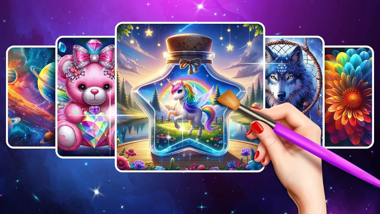二次元数字涂色官方版截图
