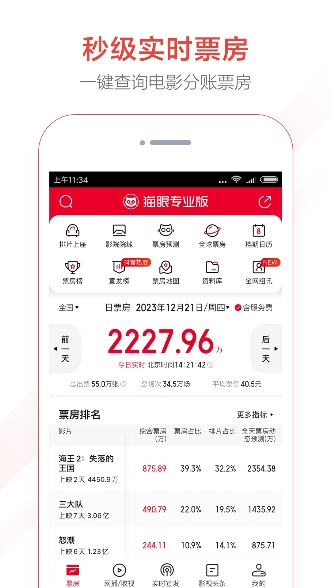 猫眼专业版官方版截图