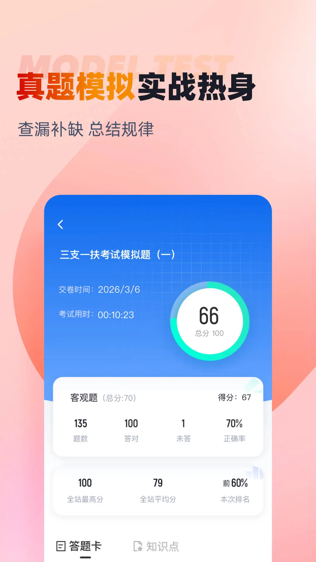 三支一扶考试聚题库官方版截图